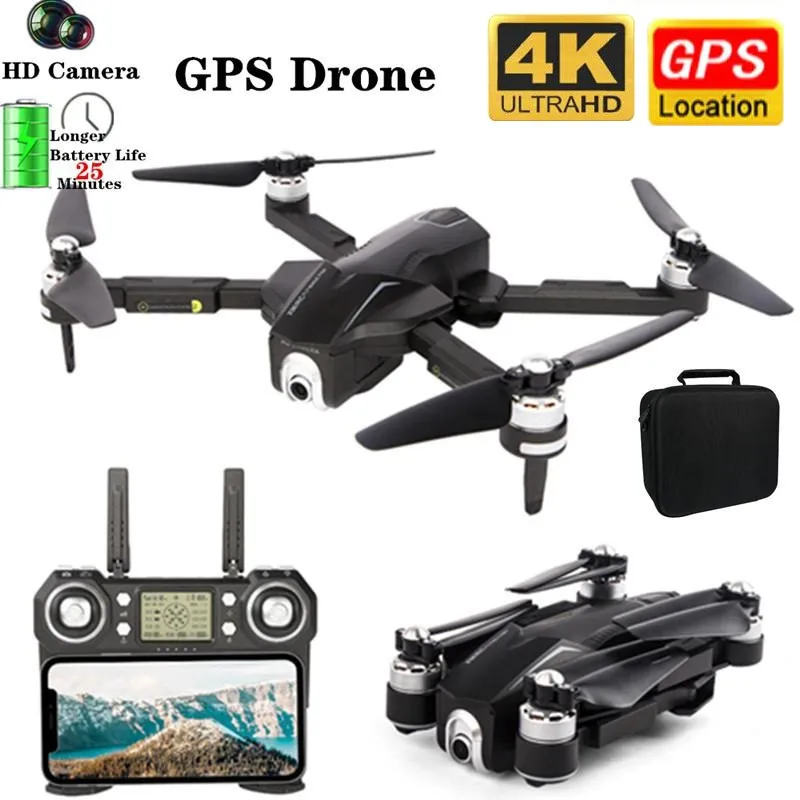 GPS Дрон Wi Fi FPV 4K Ultra HD ESC электрическая камера Квадрокоптер с оптическим потоком