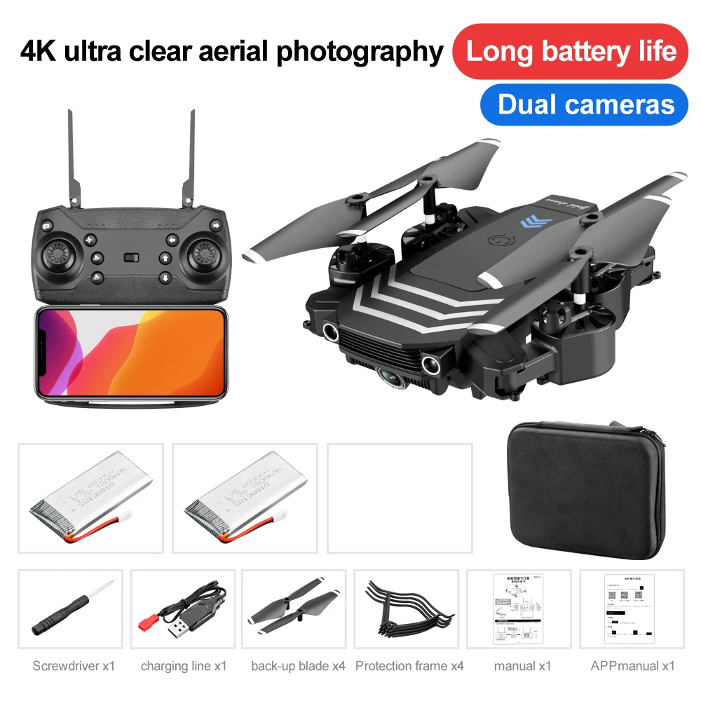 kk6 foldable rc quadcopter drone LS11 Pro Professional Drone with 4K HD Camera WIFI FPV Hight Hold Mode One Key Return Foldable Quadcopter RC Dron for Kids Gift RC Quadcopter store near me RC Quadcopter