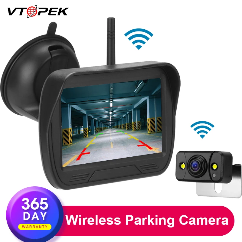 Vtopek монитор для резервной камеры автомобильная парковочная камера