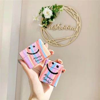 

For Airpods 1/2 Case,Smile Case For Airpods Case,Soft Back Protective Earphone Headphone Cover For Airpods Pro Case For Girls