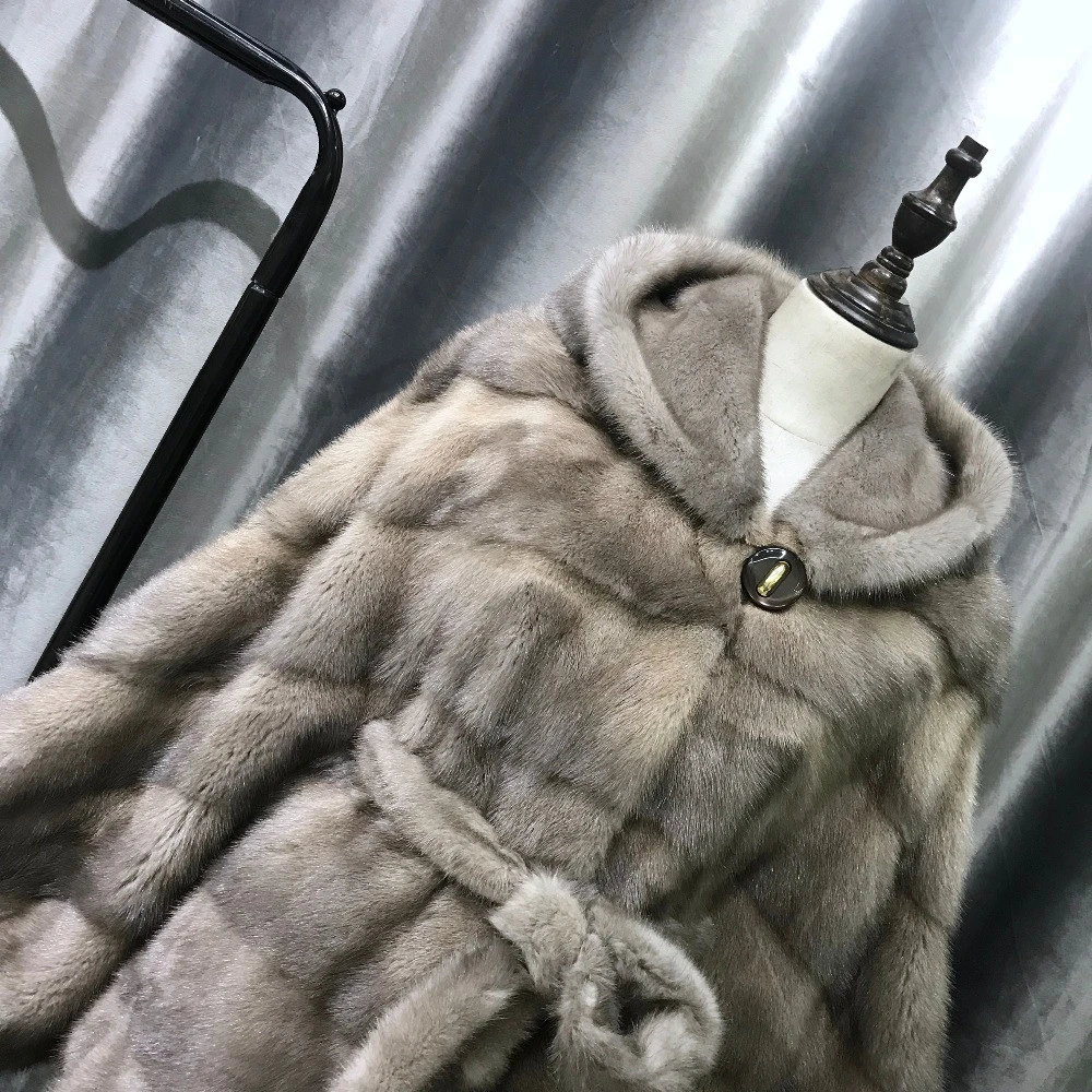 TOPFUR, зимнее пальто из натурального меха норки с рукавами летучая мышь, Женское пальто из натурального меха норки, короткие пальто с меховым поясом, женские пальто с рукавами летучая мышь