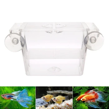 

Transparent Acrylic Fish Tank Breeding Isolation Box Aquarium Hatchery Incubator Holder Aquarium Accessories Fish Supplies