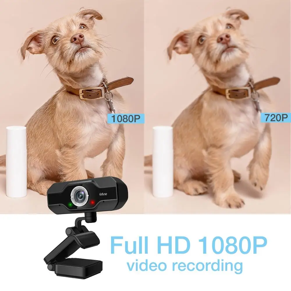 Webcam para Usb Transmissão ao Vivo Webcam com Microfone de Vídeo hd para Vídeo Fifine Completo Desktop & Portátil Calling-k423 1080 p hd - Imagem 4