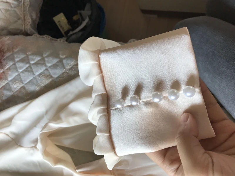 Vestidos de noiva свадебное платье одежда с длинным рукавом трапециевидной формы из тюля кремового цвета, приталенное платье принцессы, невесты Двойка свадебное платье