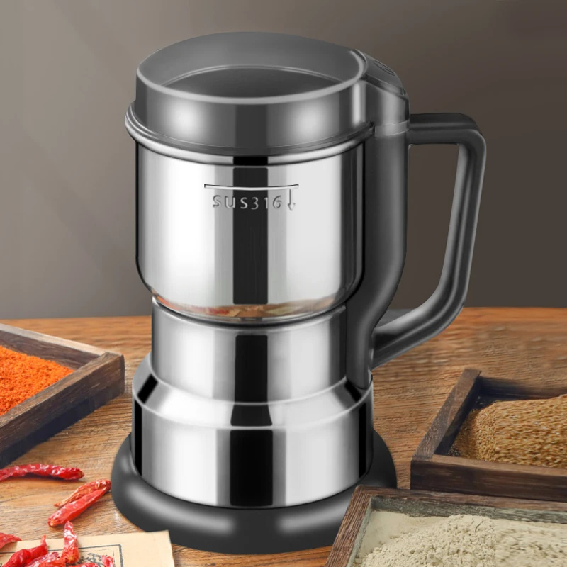 220V Elektresch Kaffismillen Elektresch Kichen Getreide Nëss Bounen Gewierzer Kären Millen Maschinn Kichen Schleifmühle Tools_voghion.com