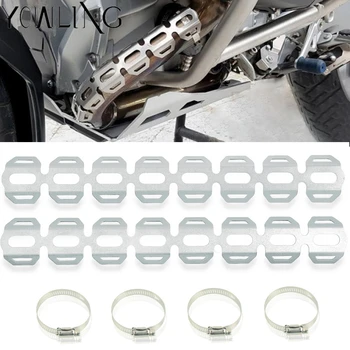 

Motorcycle Exhaust Muffler Pipe Crash Leg Protector Heat Shield Cover FOR BMW F650GS F700GS F800GS R1200GS ADVENTURE 2008-2019