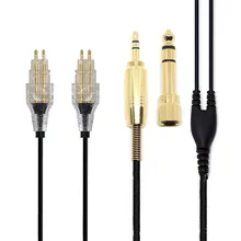 DIY Replacement Headphone Cable Cords for Sennheiser HD560 HD580 HD600 HD650 HD540 HD420 Headphone Cable Upgrate Audio Cable