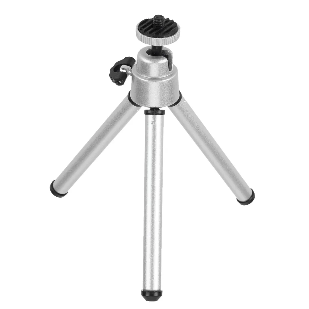 

White Universal Tripod Mini Portable Aluminum Alloy Tripod Camera Accessory for GoPro Phone Camera