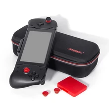 

Upgrade For Nintend Switch Gamepad Controller Handheld Grip Double Motor Vibration Built-in 6-Axis Gyro Joy-pad with Storage Bag