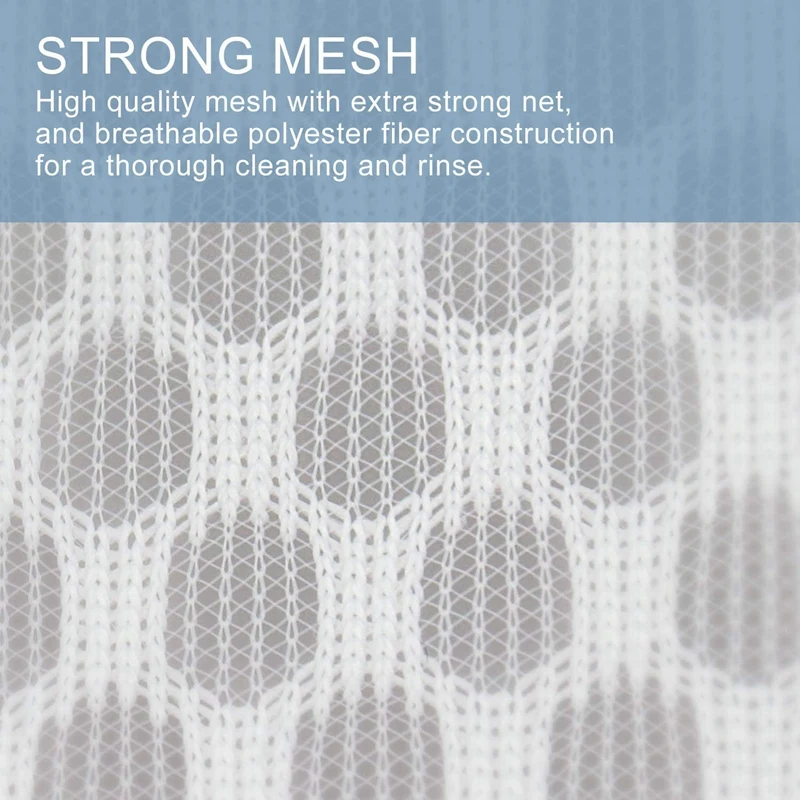 6Pcs Durable Honeycomb Mesh Laundry Bags for Delicates (6 Different Sizes) Honeycomb Net Laundry Bag