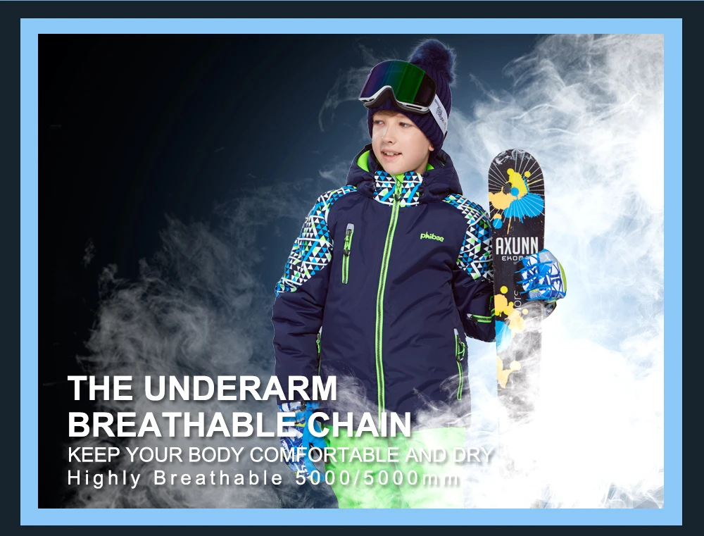 boys gore tex ski jacket