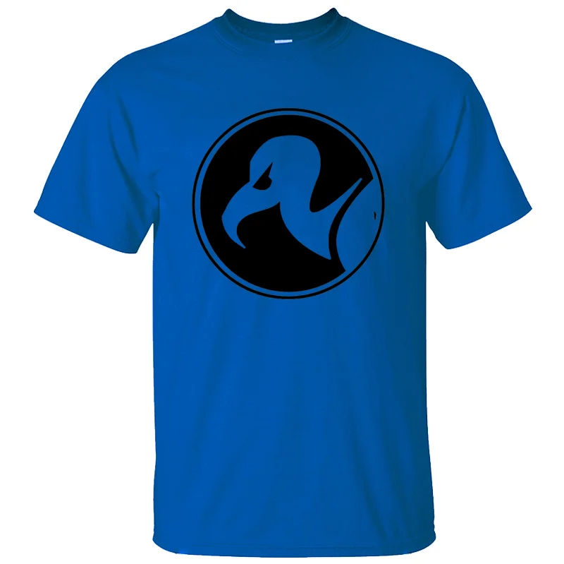 Men-Blue Принт комический гриф Футболка мужская женская одежда размера плюс 3xl 4xl 5xl крутая Мужская футболка Интересный круглый вырез Футболка - Цвет: Men-Blue