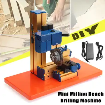 

24W DC 12V 2A DIY Mini Lathe Rotary Spin Indexing Milling Drilling Machine Electric Drill Tools