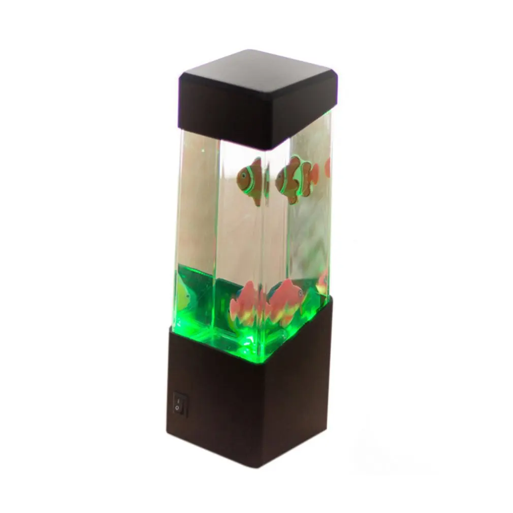 

Bedside LED Decorative Lighting Table Motion Lamp Jellyfish Lamps Aquarium Atmosphere LED Relaxing Desk Night Light