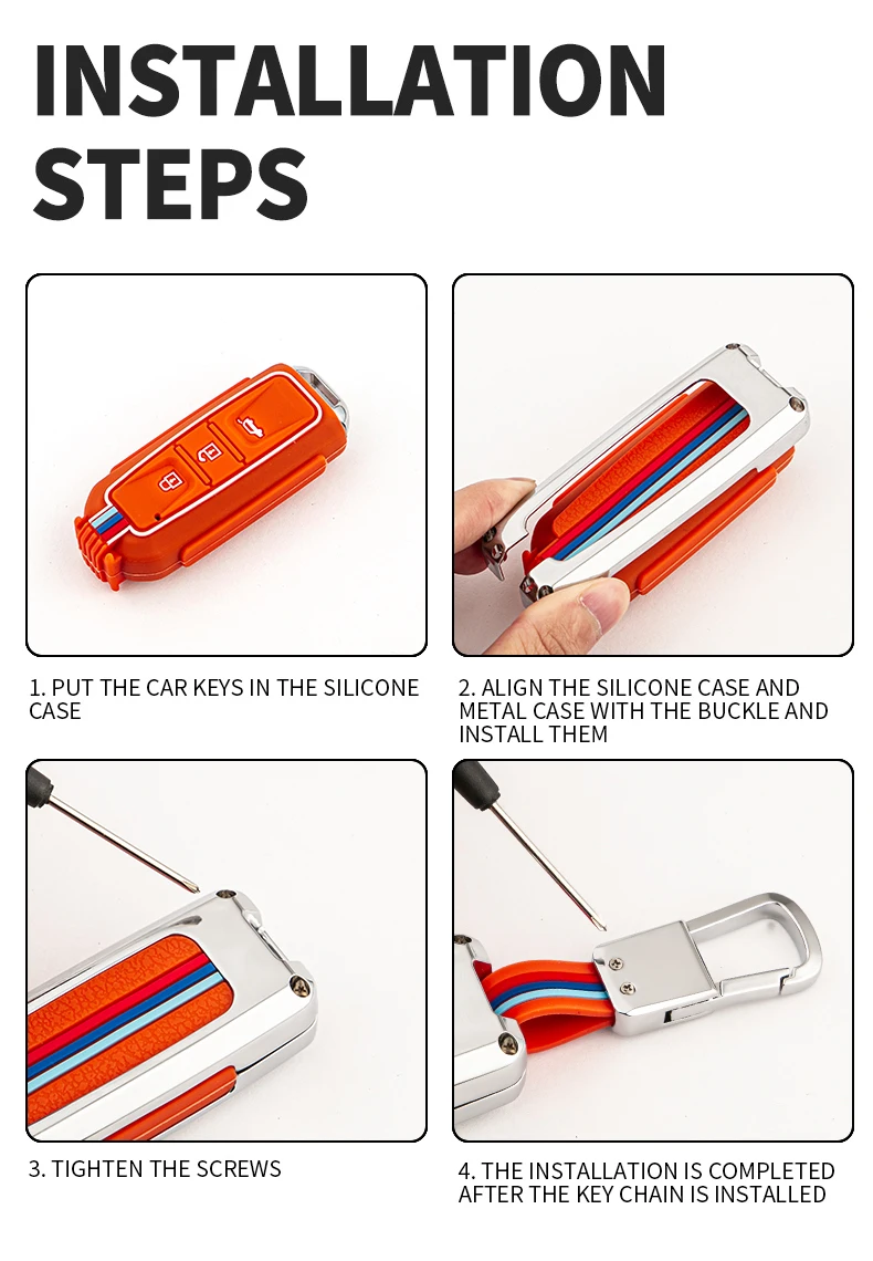 Guscio del supporto della copertura della custodia della chiave a distanza dell'automobile in lega di zinco per Baojun 510 730 360 560 RS-5 530 630 per Wuling Hongguang accessori Auto 25 Guscio del supporto della copertura della custodia della chiave a distanza dell'automobile in lega di zinco per Baojun 510 730 360 560 RS-5 530 630 per Wuling Hongguang accessori Auto - H47f83e5354ef429abe3b2e5e34d28e1a3