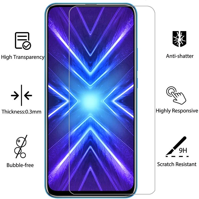 Защитное стекло для экрана honor 9x premium lite pro 8x 7x закаленное huawei 7 8 9 x x9 x8