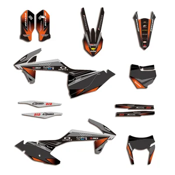 

Motorcycle Team Graphics Decal Sticker Dekor For KTM SX SXF XC XCF 125 200 250 300 350 450 500 2016-2018 EXC EXCF XCW 2017-2019