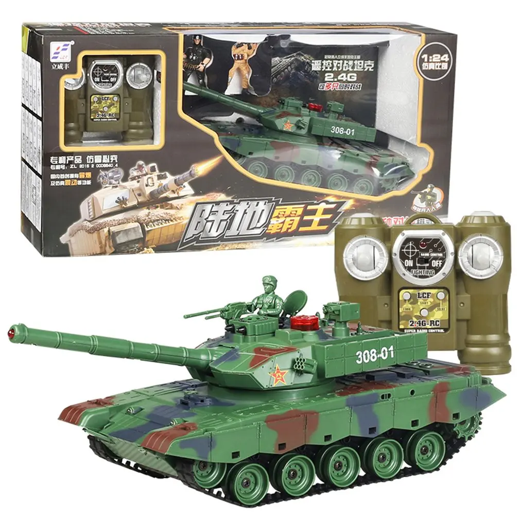 778-1 моделирование 1:24 M1A2 RC боевой гусеничный Танк радиоуправляемые игрушки автомобиль Тяжелая машина танки детский подарок - Цвет: Chinese type 99
