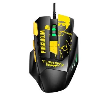 

Wired Programmable Gaming Mouse RGB LED 6 Gear DPI Adjustable Optical Mouse 28GE