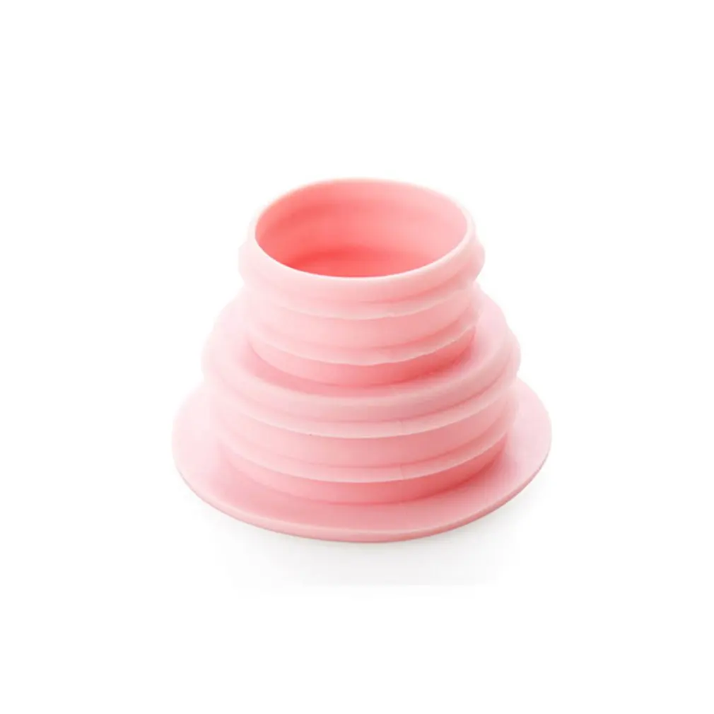 Труба борьба с вредителями анти-запах Дезодорант силиконовый гель уплотнительное кольцо стиральная машина бассейн слив уплотнительная пробка - Цвет: Розовый