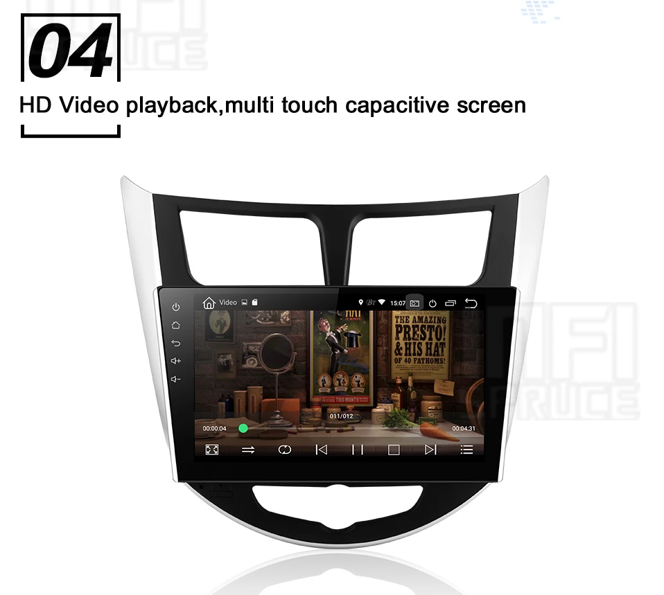 Sale For Hyundai Solaris accent Verna i25 car dvd IPS  Android with gps navigation radio video car stereo multimedia player 7