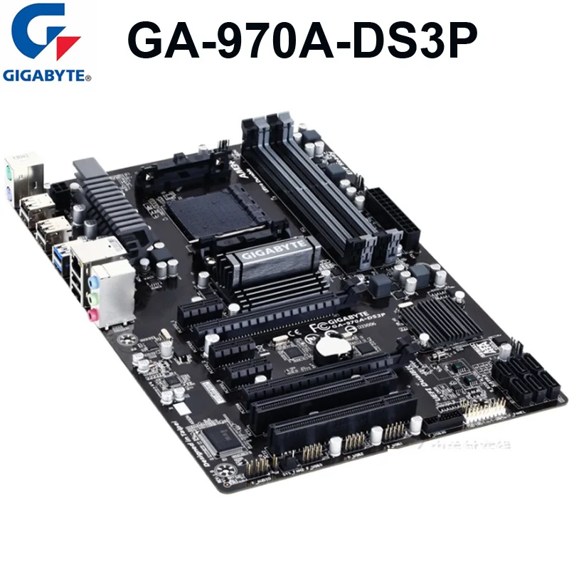 Socket AM3/AM3+ оригинальная материнская плата Gigabyte GA-970A-DS3P для настольных ПК DDR3 32 Гб PCI-E 2,0 AMD 970 AM3/AM3+ DDR3 Материнская плата