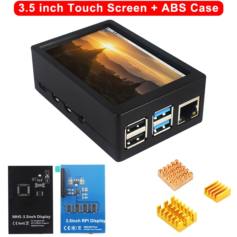 Raspberry Pi 4 Model B 3.5 Inch Touch Screen 480x320 TFT LCD 5/50 FPS ...