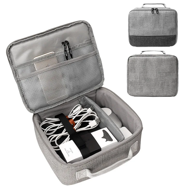 

New Style Waterproof Digital Storage Bag Mobile Power Data Cable Organizing Folders Digital Accessories USB Drive Bag