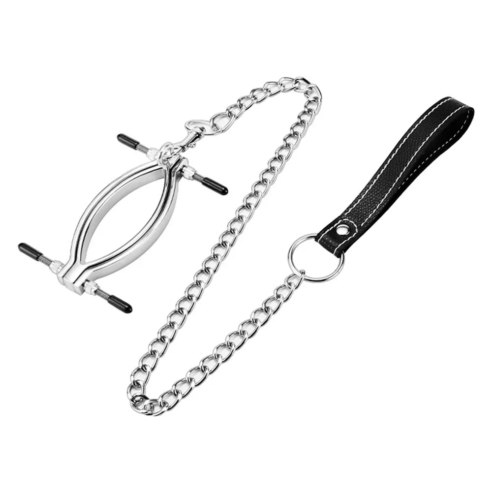 Metal BDSM Bondage Labia Clip Vagina Speculum Teasing Clitoris Clamps Sex Toys For Women Adult Games Torture Products | Красота и