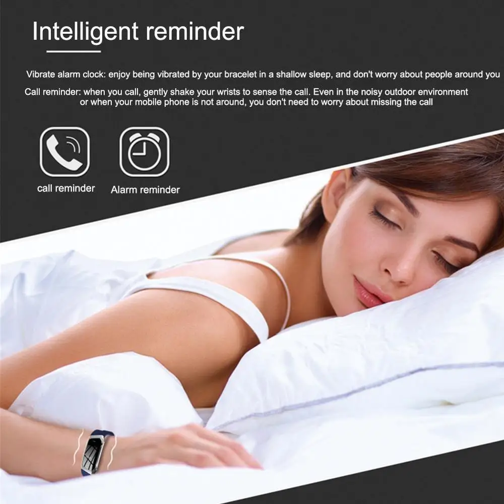 E18 Smart Band Color Screen Pressure Heart Rate IP67 Sport Bracelet Tracker Monitor Fitness smart Wristband Waterproo O8Z3