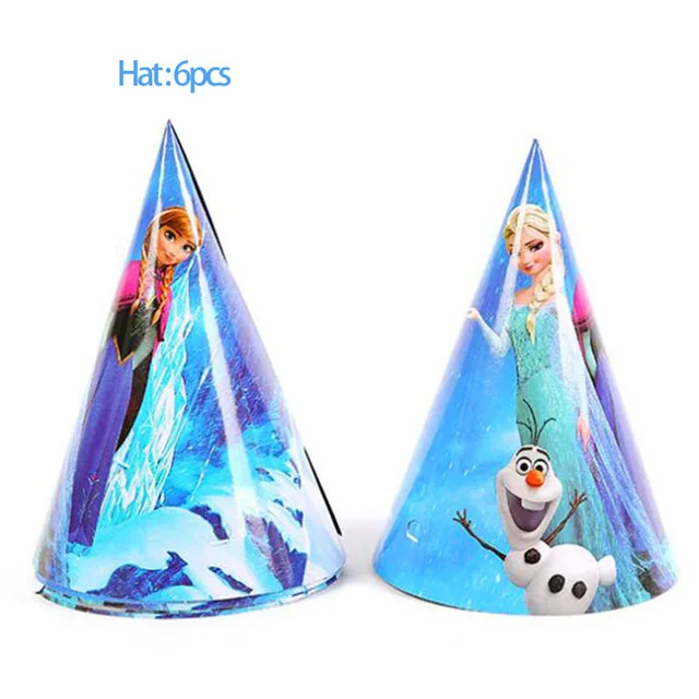 Disney Frozen Anna Elsa Princess Themes Disposable Tableware  Plates Cups Kids Birthday Party Decoration Baby Shower Supplies 