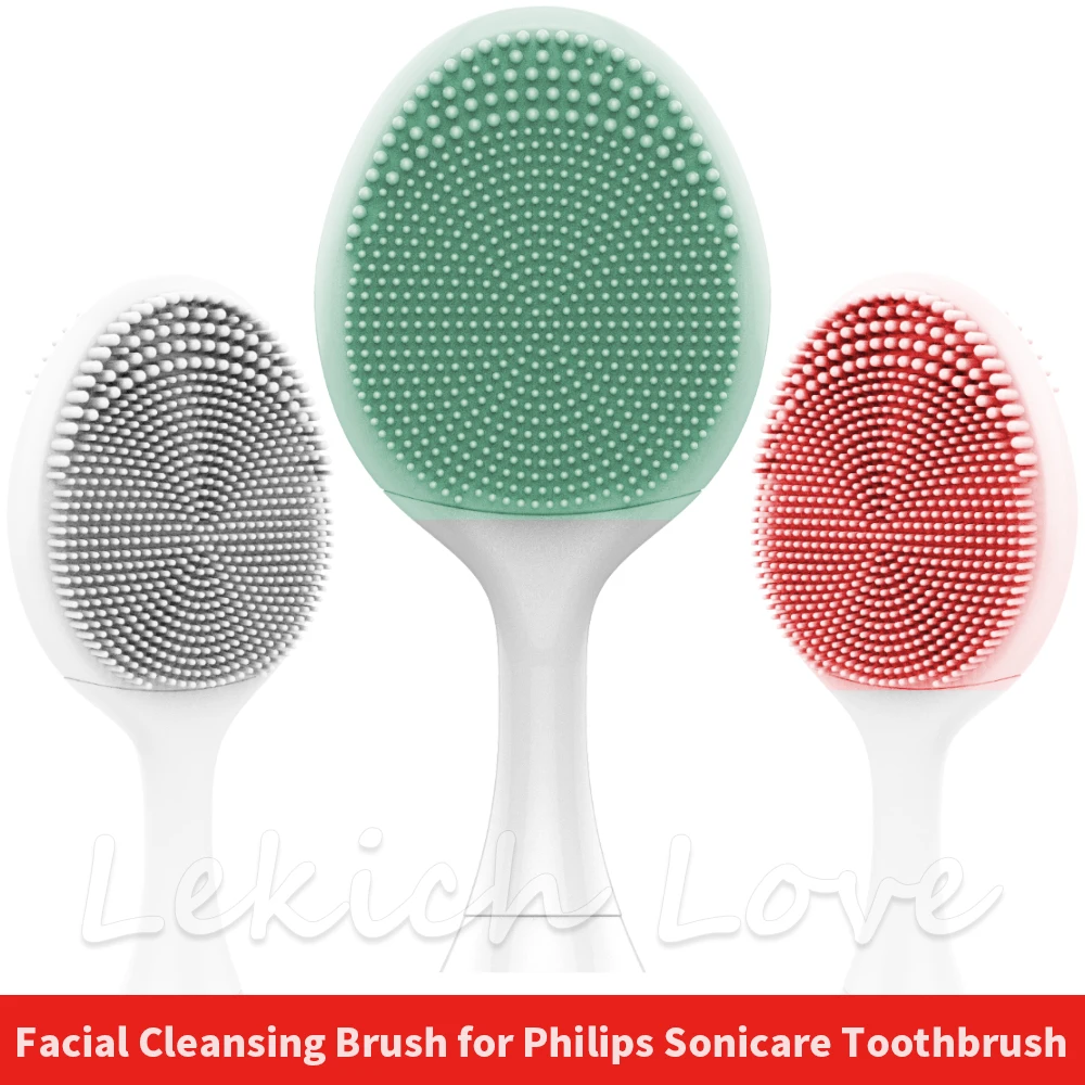 

Facial Cleansing Brush Head for Philips Sonicare Electric Toothbrush Handle Face Massager and Cleanser Brush Heads