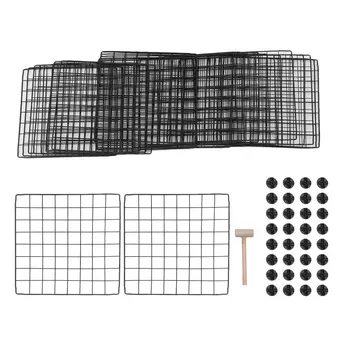 

8 Grids DIY Wire Cubic Organizer Bookcase Storage Cabinet Display Storage Shelf Holder For Books Toys Tool Plants Pot Home Decor