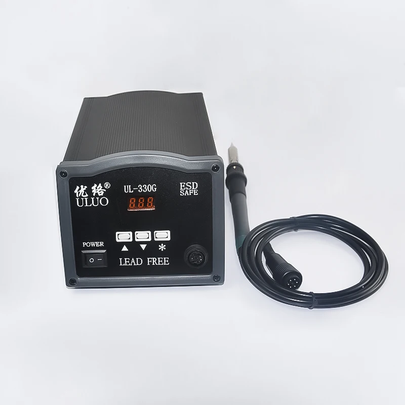 

Small screen, high power high frequency lead-free soldering station for UL-330G