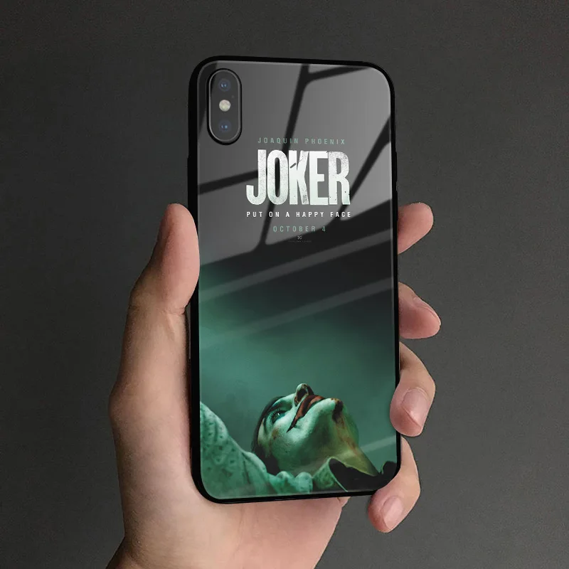 iD 72 Пленка Joker Joaquin Phoenix мягкий силиконовый стеклянный чехол для телефона apple iPhone 6 6s 7 8 Plus X XR XS 11 PRO MAX - Цвет: iD 72