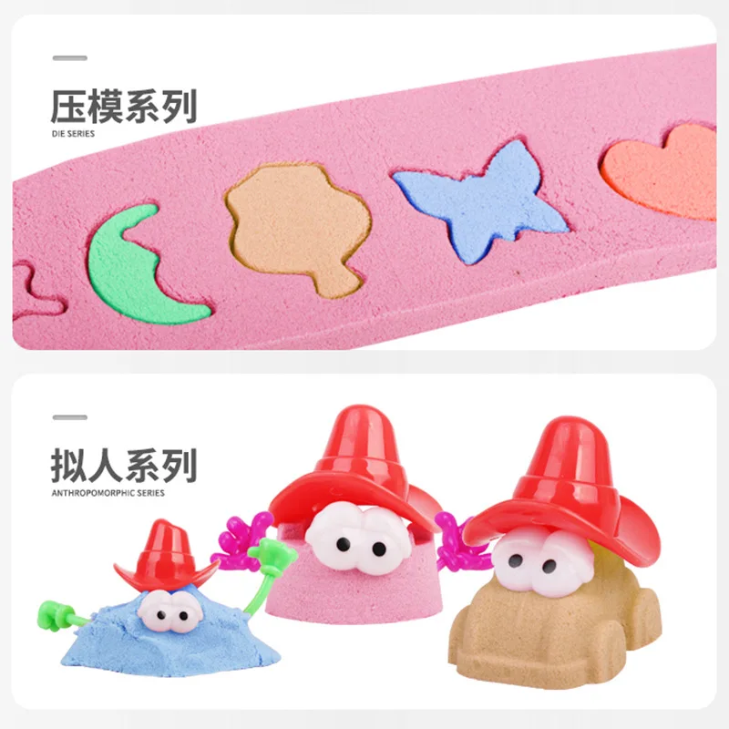 DIY Поставки слаймов Plasticine моделирование формы комплект глины песочный слайм