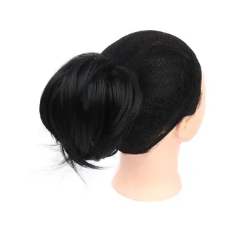

PAGEUP Updo Hair Piece Scrunchies Synthetic Wavy Bun Extensions Rubber Band Elastic Scrunchie Chignon Instant Ponytail for Women