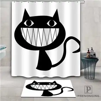 

Custom cat art (1) Waterproof Shower Curtain Doormat Home Bath Bathroom Polyester Fabric Multi Sizes#2019-1-06-12