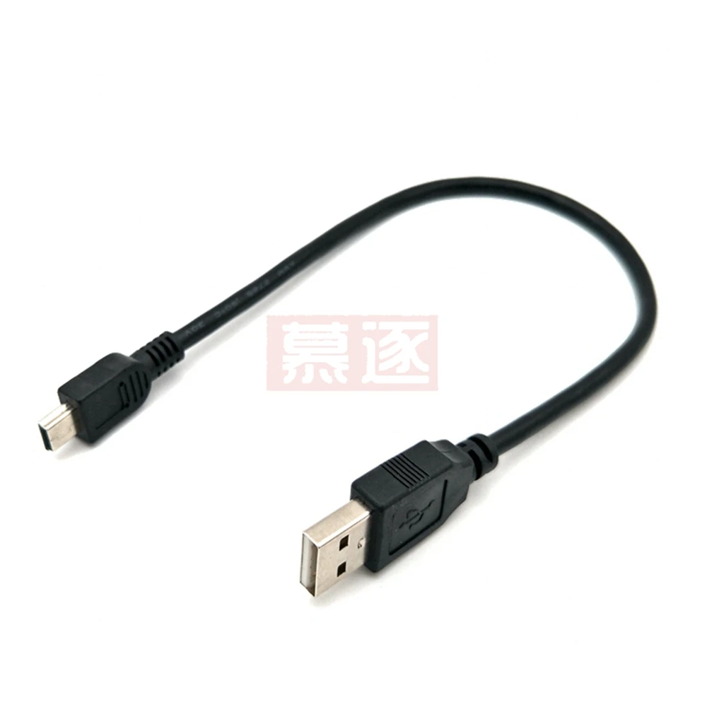 Data Charging Cable Cord Adapter USB 2.0 A Male to Mini 5 Pin B Best Black length 30-500 cm Data Cables usb extension cable