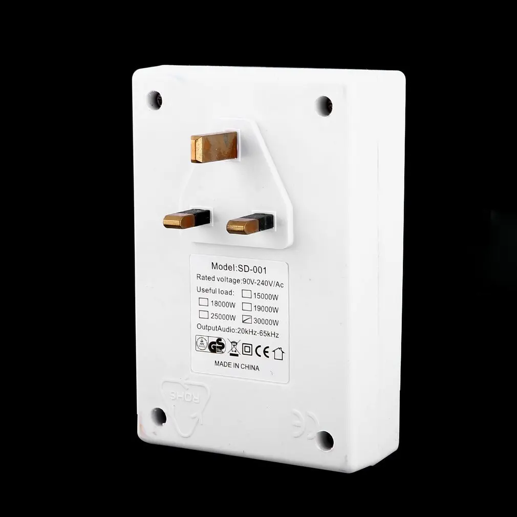 

Intelligent Power Factor Saver Pest Repeller Electro Magnetic Bug Scare Vitra Sonic Drive Mosquito with LED Indicator