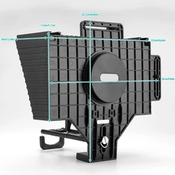 Portable 12-inch Teleprompters Suitable for DSLR , Optical Splitter Glass Made Prompter for Tablets & Smartphones Portable 12-inch Teleprompters Suitable for DSLR , Optical Splitter Glass Made Prompter for Tablets & Smartphones