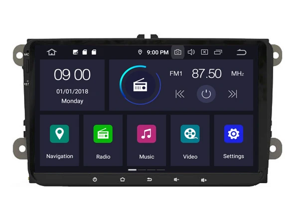Discount PX5 4g+64g Android 9.0 CAR DVD Player For VW JETTA/TIGUAN/PASSAT car multimedia AUTO support DVR WIFI DAB OBD 3