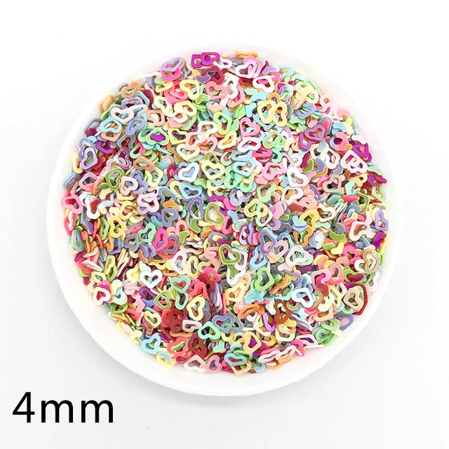 20g/Bag PVC Loose Sequins Paillettes Crafts Mixed Confetti For Nails Art Manicure/Wedding/Festival Decoration Sewing Handcraft Hollow heart