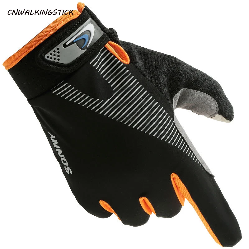 

2020 New Cycling Gloves Men's Spring And Summer Full Finger Outdoor Sports Touch Screen Thin Ice Silk Sunscreen Cycling Non-slip