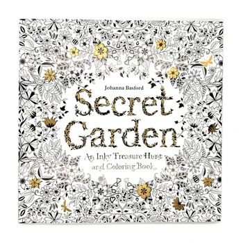 

Secret Garden English Original Coloring Book Adult Painting Decompression Artifact Adult Decompression Color Lead Coloring Book