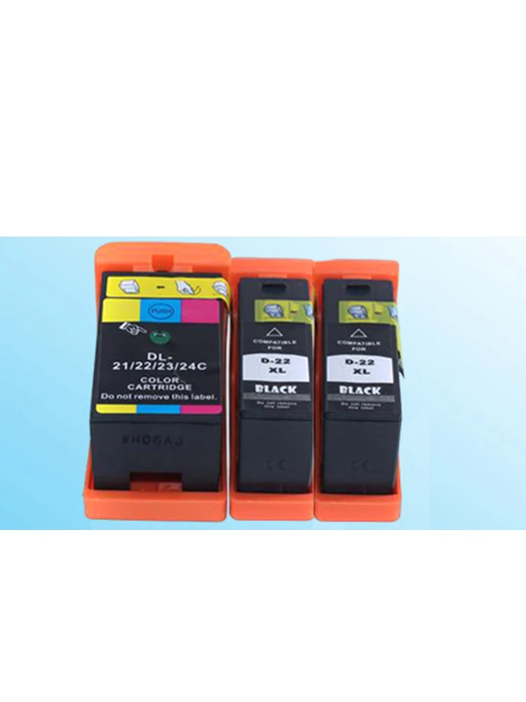 2BK+ 1 цвет совместимые чернильные картриджи для Dell 21/22/23/24 V313 V313W V515W P513W P713W V715W