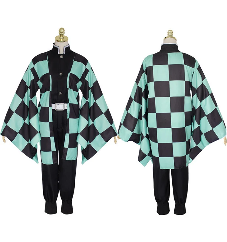 Аниме демон слэйер Косплей Костюм киметсу нет яйба Косплей CostumeTanjirou Kamado Nezuko мужские кимоно костюм Хэллоуин