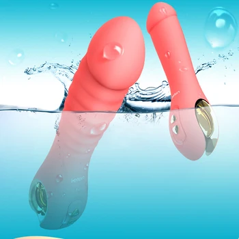 Leten Electromagnetic Pulse Thrusting Dildo Vibrator Powerful Rabbit Bullet Vibrator Automatic Piston Telescopic Vibe for Women 3