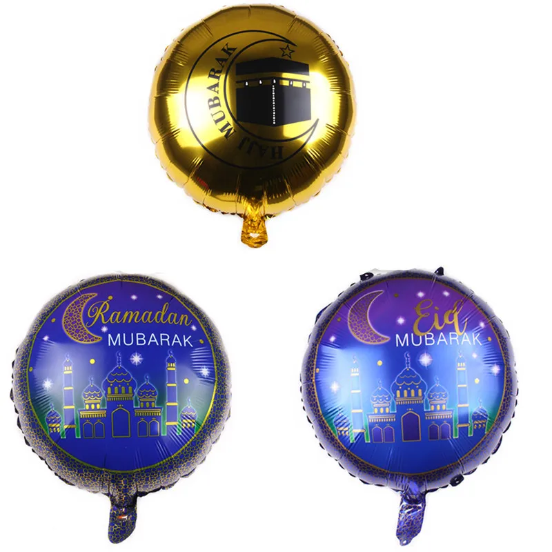 18inch Ramadan Kareem Ballons Eid Mubarak Foil Balloons Muslim Holiday