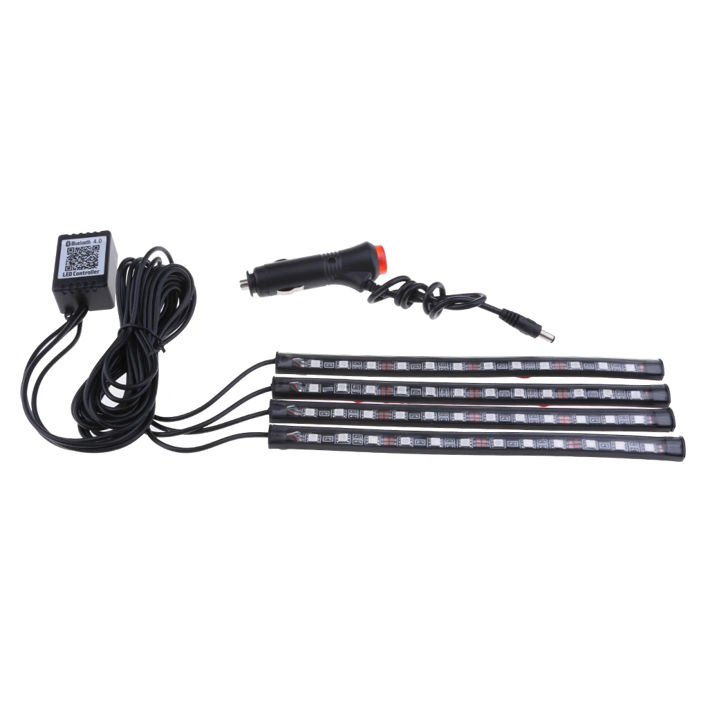 Car LED Strip Lights LED App Control Interior Lights Sound Active Function